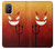 W2454 Red Cute Little Devil Cartoon Case Cover Custodia e Flip Case per OnePlus 8T