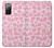 W2213 Pink Leopard Pattern Case Cover Custodia e Flip Case per Samsung Galaxy S20 FE