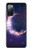W3324 Crescent Moon Galaxy Case Cover Custodia e Flip Case per Samsung Galaxy S20 FE