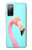 W3708 Pink Flamingo Case Cover Custodia e Flip Case per Samsung Galaxy S20 FE