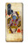 W2833 Poker Card Queen Hearts Case Cover Custodia e Flip Case per Motorola Edge+