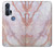 W3482 Soft Pink Marble Graphic Print Case Cover Custodia e Flip Case per Motorola Edge+