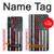 W3687 Firefighter Thin Red Line American Flag Case Cover Custodia e Flip Case per Motorola Edge+