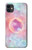 W3709 Pink Galaxy Case Cover Custodia e Flip Case per iPhone 11