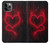 W3682 Devil Heart Case Cover Custodia e Flip Case per iPhone 11 Pro