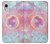 W3709 Pink Galaxy Case Cover Custodia e Flip Case per iPhone XR
