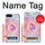 W3709 Pink Galaxy Case Cover Custodia e Flip Case per iPhone 7 Plus, iPhone 8 Plus