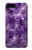 W3713 Purple Quartz Amethyst Graphic Printed Case Cover Custodia e Flip Case per iPhone 7 Plus, iPhone 8 Plus