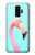 W3708 Pink Flamingo Case Cover Custodia e Flip Case per Samsung Galaxy S9 Plus