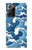 W3751 Wave Pattern Case Cover Custodia e Flip Case per Samsung Galaxy Note 20 Ultra, Ultra 5G