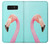 W3708 Pink Flamingo Case Cover Custodia e Flip Case per Note 8 Samsung Galaxy Note8