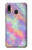 W3706 Pastel Rainbow Galaxy Pink Sky Case Cover Custodia e Flip Case per Samsung Galaxy A20, Galaxy A30