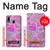 W3710 Pink Love Heart Case Cover Custodia e Flip Case per Samsung Galaxy A20, Galaxy A30