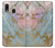 W3717 Rose Gold Blue Pastel Marble Graphic Printed Case Cover Custodia e Flip Case per Samsung Galaxy A20, Galaxy A30