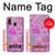 W3710 Pink Love Heart Case Cover Custodia e Flip Case per Samsung Galaxy A40