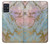 W3717 Rose Gold Blue Pastel Marble Graphic Printed Case Cover Custodia e Flip Case per Samsung Galaxy A51 5G