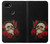 W3753 Dark Gothic Goth Skull Roses Case Cover Custodia e Flip Case per Google Pixel 3a