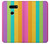 W3678 Colorful Rainbow Vertical Case Cover Custodia e Flip Case per LG V30, LG V30 Plus, LG V30S ThinQ, LG V35, LG V35 ThinQ