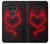 W3682 Devil Heart Case Cover Custodia e Flip Case per Motorola Moto G7 Play