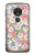 W3688 Floral Flower Art Pattern Case Cover Custodia e Flip Case per Motorola Moto G7 Play