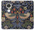 W3791 William Morris Strawberry Thief Fabric Case Cover Custodia e Flip Case per Motorola Moto G7, Moto G7 Plus