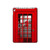 W0058 British Red Telephone Box Tablet Case Cover Custodia per iPad 9.7 (2017,2018), iPad 6, iPad 5