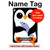W2631 Cute Baby Penguin Tablet Case Cover Custodia per iPad 9.7 (2017,2018), iPad 6, iPad 5