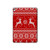 W2835 Christmas Reindeer Knitted Pattern Tablet Case Cover Custodia per iPad 9.7 (2017,2018), iPad 6, iPad 5