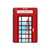 W2059 England British Telephone Box Minimalist Tablet Case Cover Custodia per iPad Pro 10.5, iPad Air (2019, 3rd)