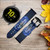 CA0730 Blue Planet Cinturino in silicone e pelle Smartwatch per Samsung Galaxy Watch, Gear, Active