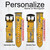 CA0814 Bullet Rusting Yellow Metal Cinturino in silicone e pelle Smartwatch per Samsung Galaxy Watch, Gear, Active