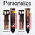 CA0301 Red Wine Bottle And Glass Cinturino in silicone e pelle Smartwatch per Garmin Smartwatch