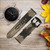CA0356 Elephant Skin Graphic Printed Cinturino in silicone e pelle Smartwatch per Garmin Smartwatch