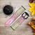 CA0800 Lotus flower Buddhism Cinturino in silicone e pelle Smartwatch per Garmin Smartwatch