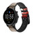 CA0003 American Football Cinturino in silicone e pelle Smartwatch per Fossil Smartwatch