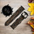CA0068 Snake Skin Cinturino in silicone e pelle Smartwatch per Fossil Smartwatch