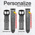 CA0228 Python Skin Graphic Printed Cinturino in silicone e pelle Smartwatch per Fossil Smartwatch