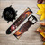CA0301 Red Wine Bottle And Glass Cinturino in silicone e pelle Smartwatch per Fossil Smartwatch
