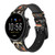 CA0331 Japan Art 108 Heroes of Suikoden Cinturino in silicone e pelle Smartwatch per Fossil Smartwatch