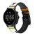 CA0401 Extreme Skateboard Sunset Cinturino in silicone e pelle Smartwatch per Fossil Smartwatch