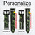 CA0482 Green Snake Skin Graphic Printed Cinturino in silicone e pelle Smartwatch per Fossil Smartwatch