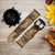 CA0684 Native American Cinturino in silicone e pelle Smartwatch per Fossil Smartwatch