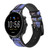 CA0690 Platypus Australian Aboriginal Art Cinturino in silicone e pelle Smartwatch per Fossil Smartwatch