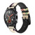 CA0116 Japan Art Kimono Cinturino in silicone e pelle Smartwatch per Wristwatch Smartwatch