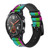 CA0735 Alien No Signal Cinturino in silicone e pelle Smartwatch per Wristwatch Smartwatch