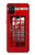 W0058 British Red Telephone Box Case Cover Custodia e Flip Case per OnePlus Nord N10 5G