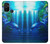 W0385 Dolphin Case Cover Custodia e Flip Case per OnePlus Nord N10 5G