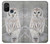 W1566 Snowy Owl White Owl Case Cover Custodia e Flip Case per OnePlus Nord N10 5G