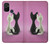W1832 Love Cat Case Cover Custodia e Flip Case per OnePlus Nord N10 5G