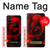 W2898 Red Rose Case Cover Custodia e Flip Case per OnePlus Nord N10 5G